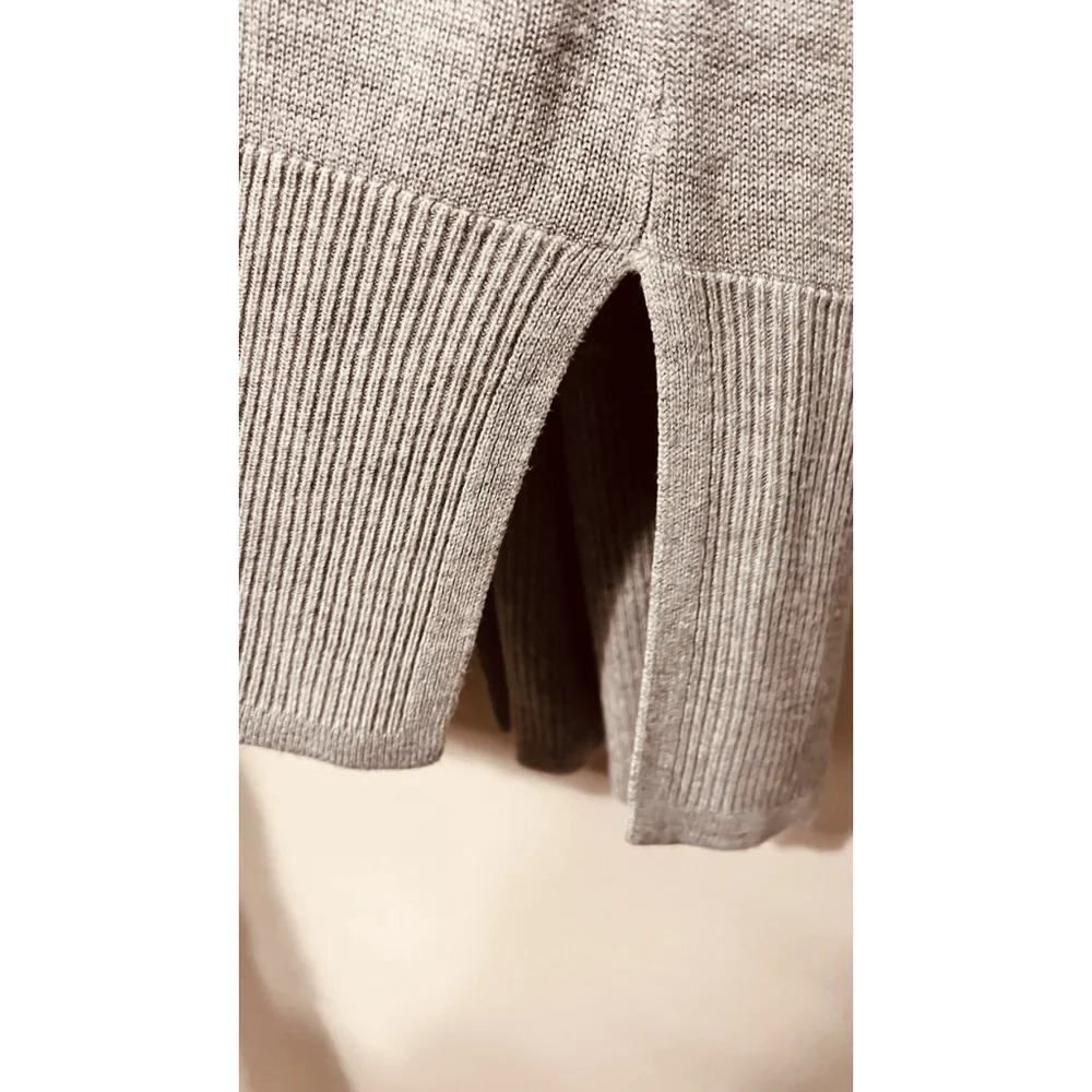 Lot‎ Of 2 Womens Large Open Front Casual Cardigan Grey & Off White Workwear